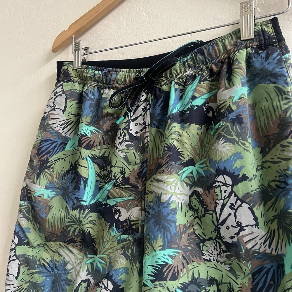 Saxx Cannonball 2n1 Men’s Swim Trunks Shorts Hawaii Jungle Safari Size Medium - Picture 4 of 11